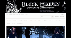 Desktop Screenshot of blackheavenshop.com